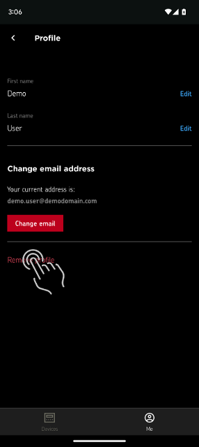Account details