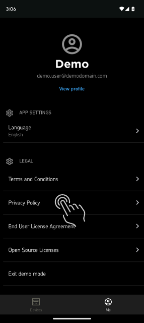 Privacy policy